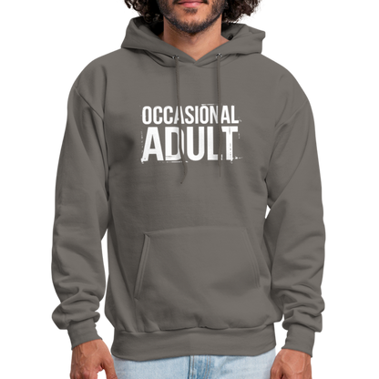 Occasional Adult Hoodie - asphalt gray