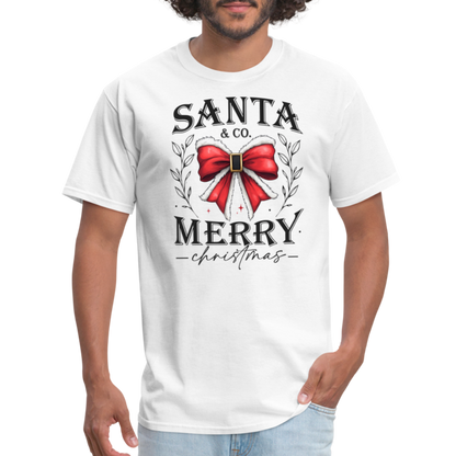 Merry Christmas Santa & Co T-Shirt - white