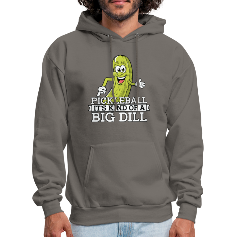 Pickleball It's Kind Of A Big Dill Hoodie - asphalt gray