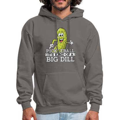 Pickleball It's Kind Of A Big Dill Hoodie - asphalt gray