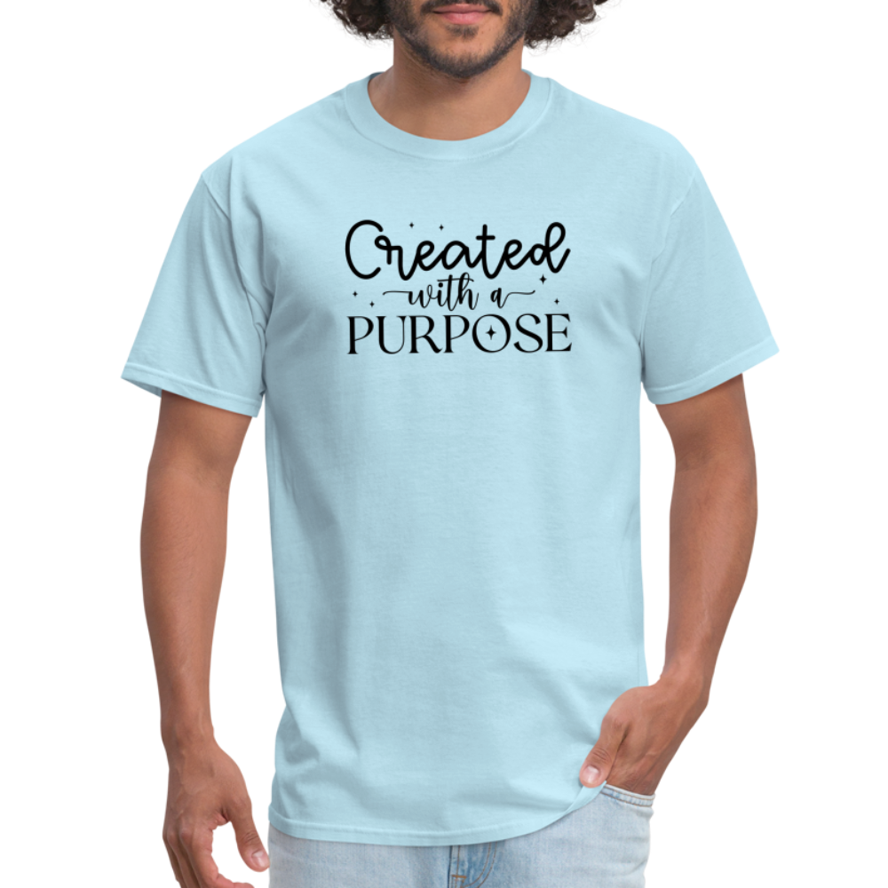 Created with a Purpose T-Shirt - powder blue