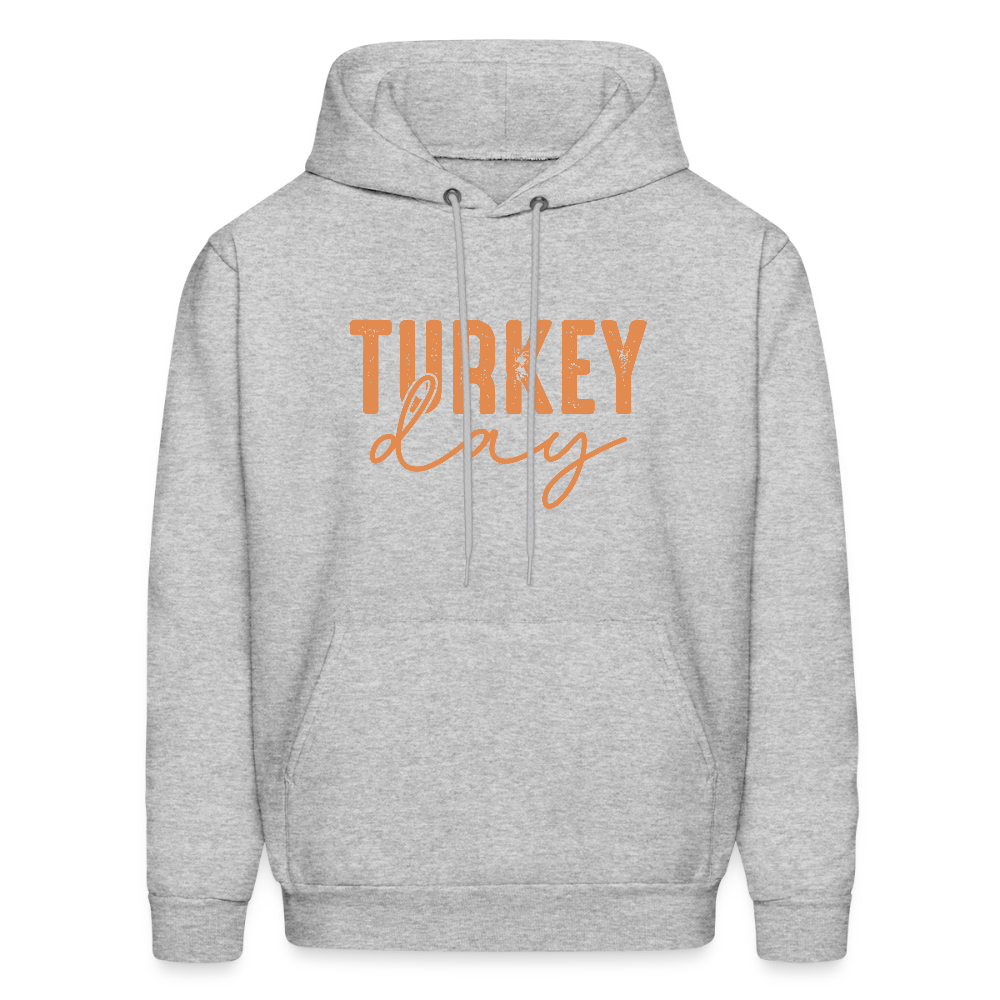 Turkey Day (Thanksgiving) Hoodie - heather gray