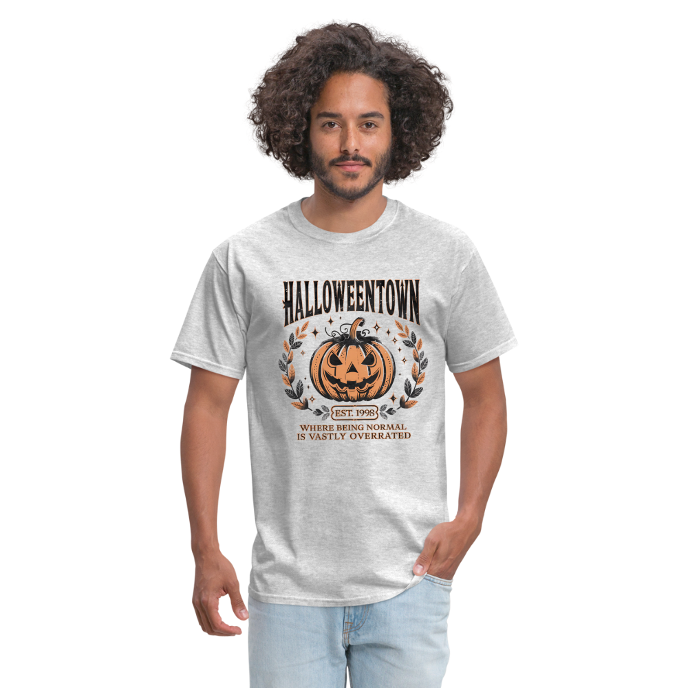 Halloweentown T-Shirt (Where Normal is Overrated) - heather gray