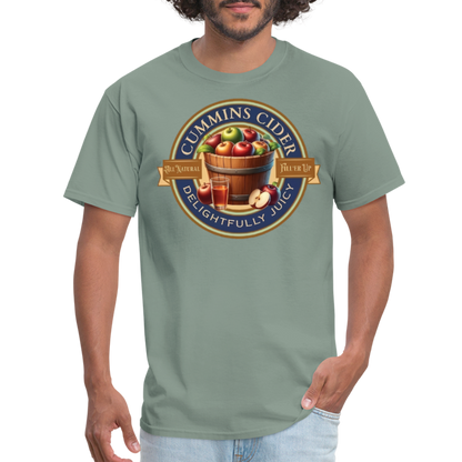 Cummins Cider (Funny Adult Humor) T-Shirt - sage