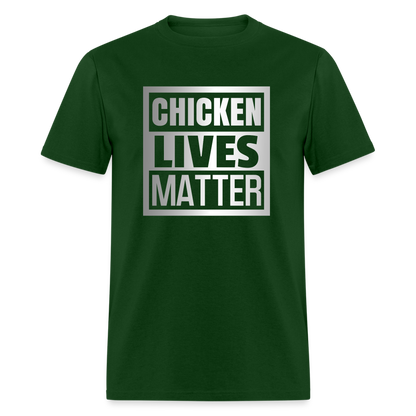 Chicken Lives Matter T-Shirt - forest green