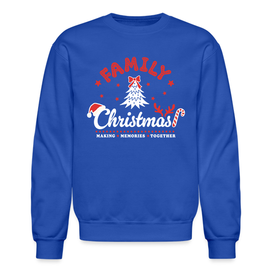 Family Christmas Making Memories Together Sweatshirt - royal blue