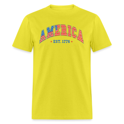 American 1776 T-Shirt - yellow