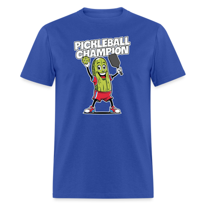 Pickleball Champion T-Shirt - royal blue