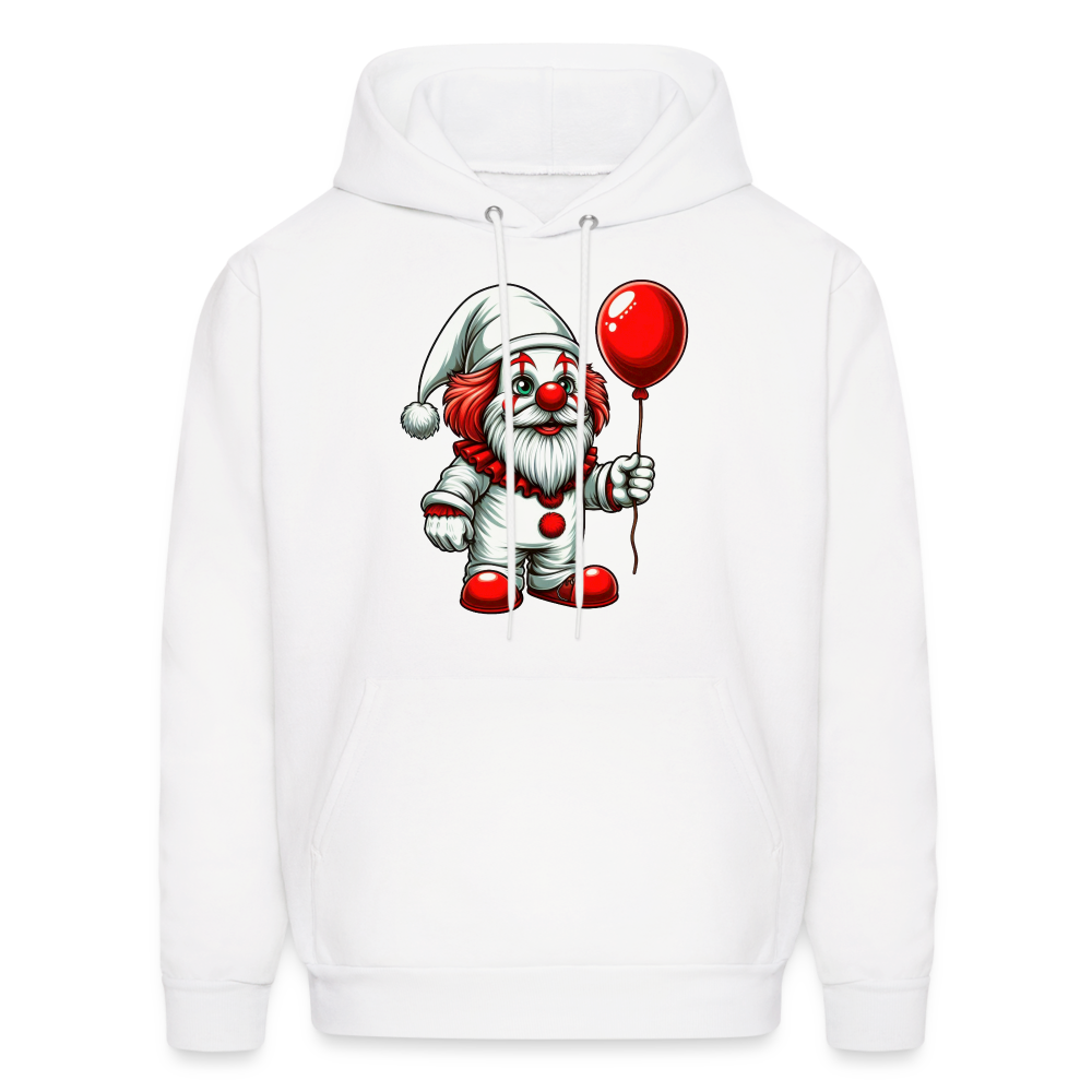 Gnome Clown Hoodie - white