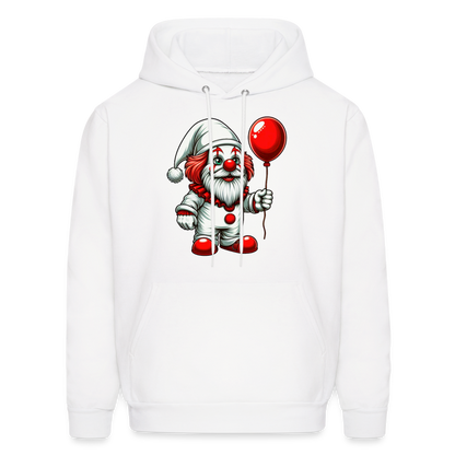 Gnome Clown Hoodie - white