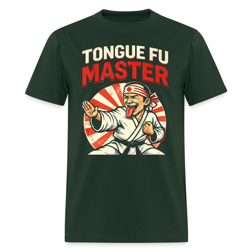 Tongue FU Master T-Shirt Color: Forest Green