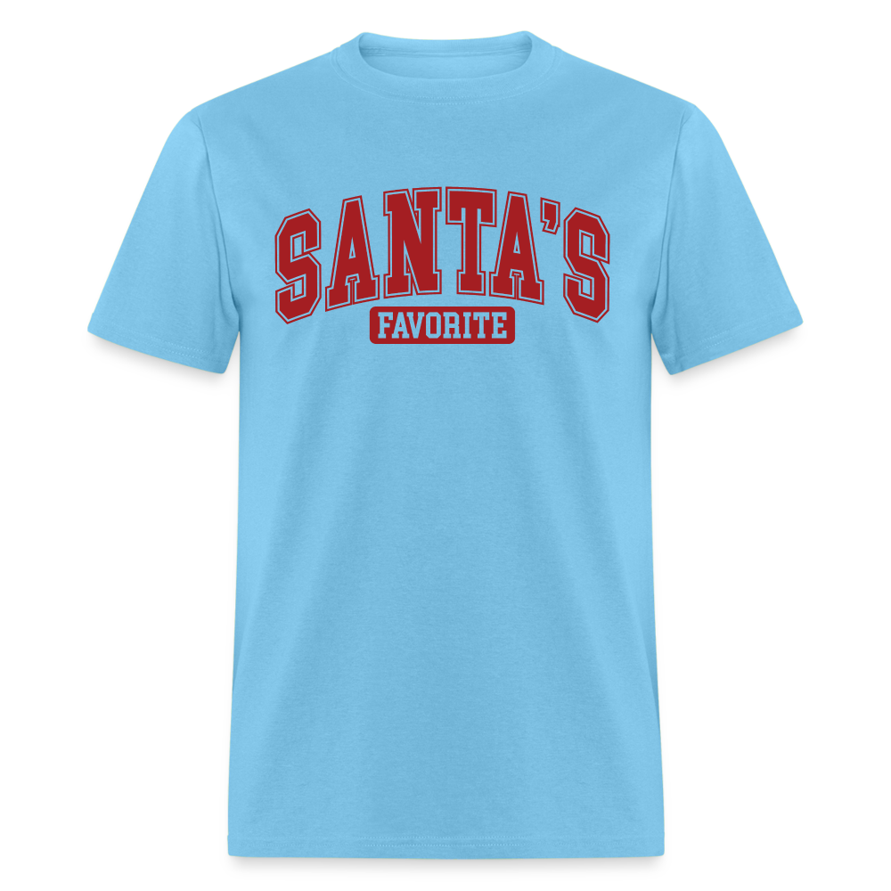 Santa's Favorite T-Shirt - aquatic blue