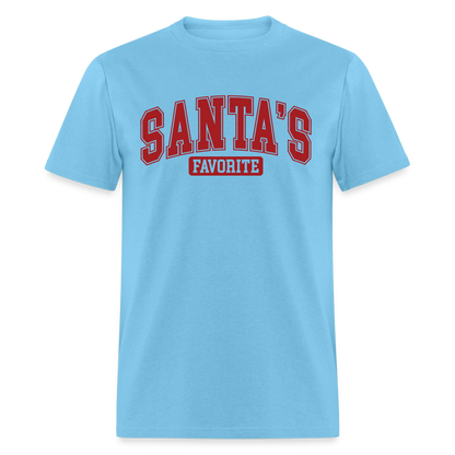 Santa's Favorite T-Shirt - aquatic blue