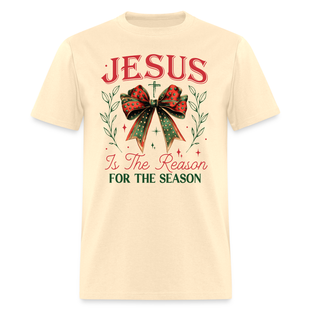 Jesus Is The Reason For The Season T-Shirt - natural