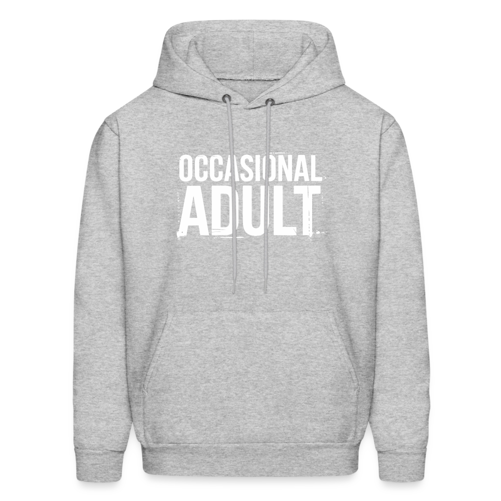 Occasional Adult Hoodie - heather gray