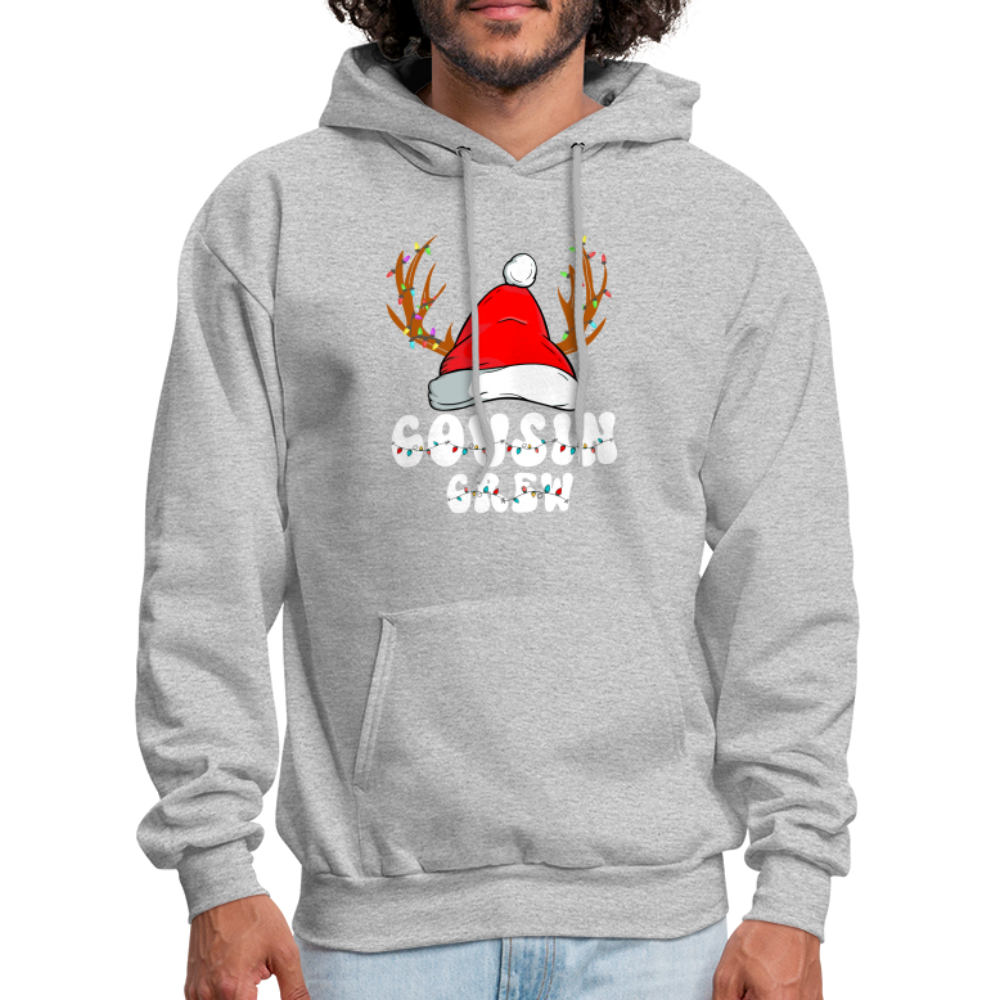 Cousin Crew Christmas Hoodie - heather gray