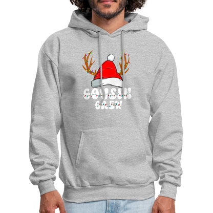 Cousin Crew Christmas Hoodie - heather gray