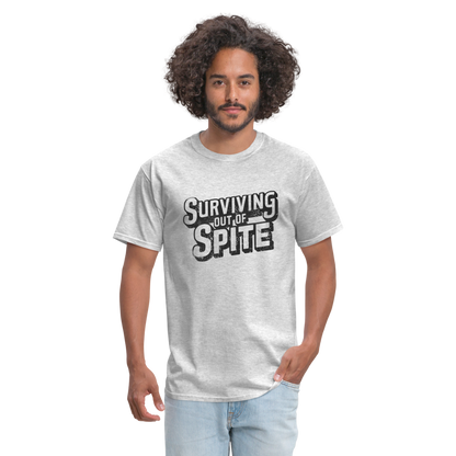 Surviving Out Of Spite T-Shirt - heather gray