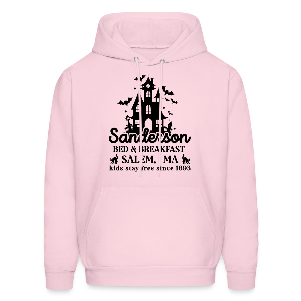Sanderson Bed & Breakfast Salem MA Hoodie (Halloween) - pale pink