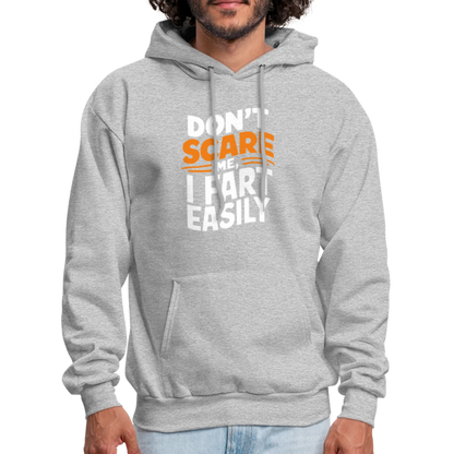 Don't Scare Me I Fart Easily Hoodie - heather gray