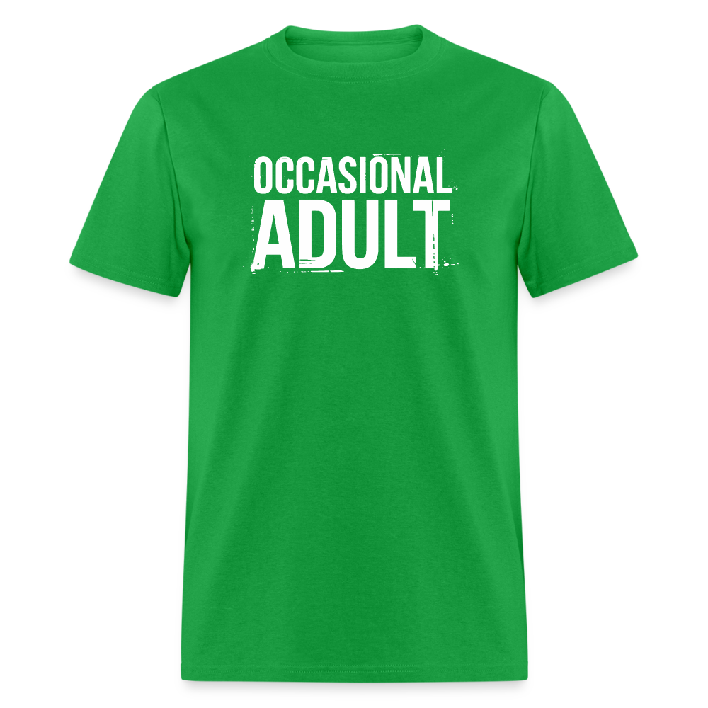 Occasional Adult T-Shirt - bright green