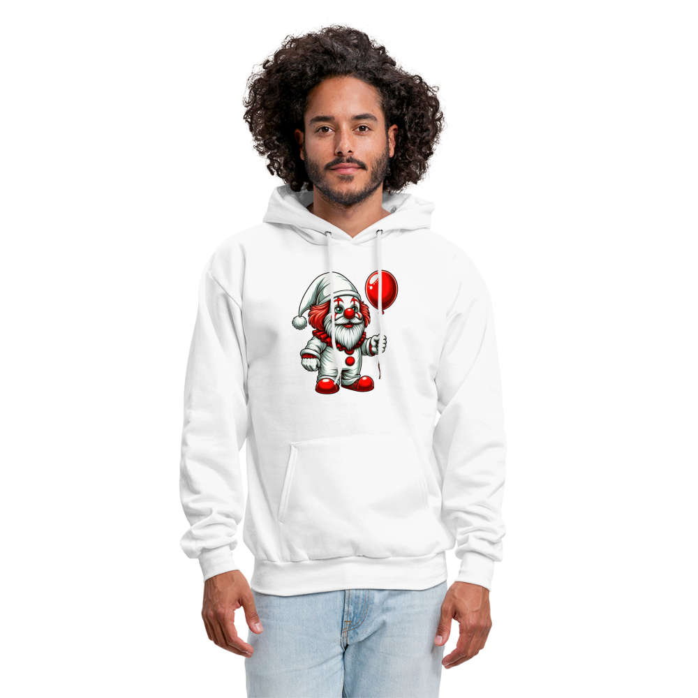 Gnome Clown Hoodie - white