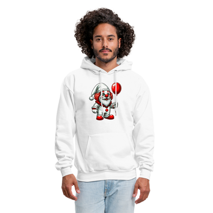 Gnome Clown Hoodie - white