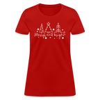 Merry and Bright (Christmas) Women's Contoured T-Shirt