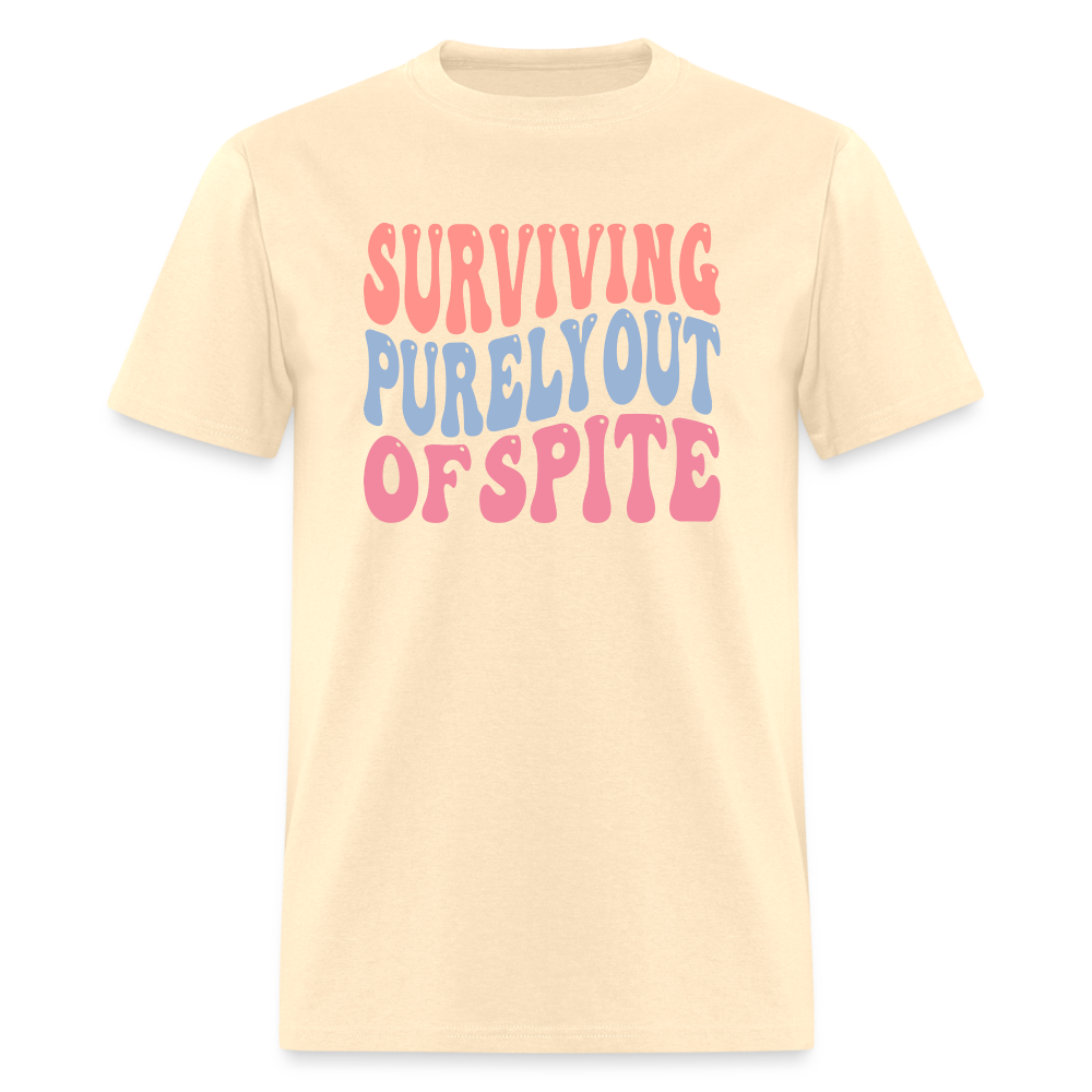 Surviving Purely Out Of Spite T-Shirt - natural