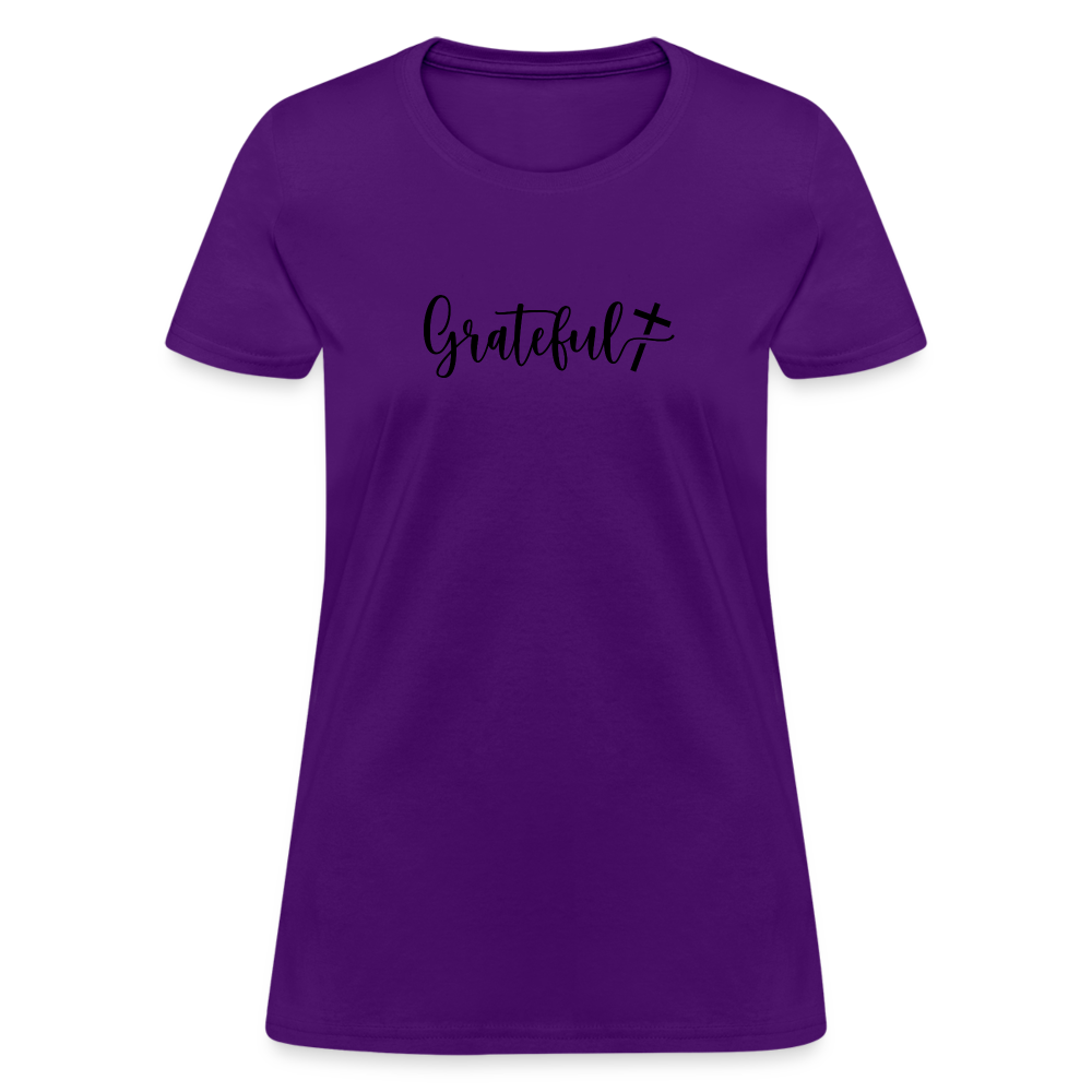 Grateful Women's T-Shirt - purple