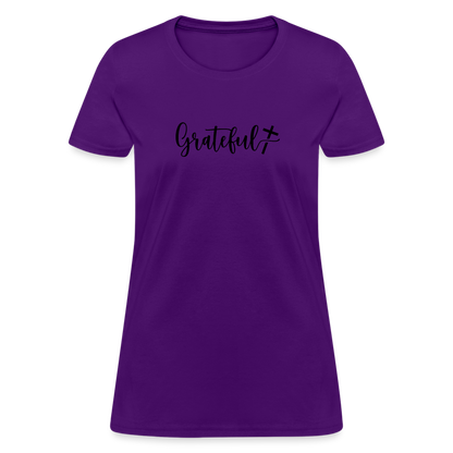 Grateful Women's T-Shirt - purple