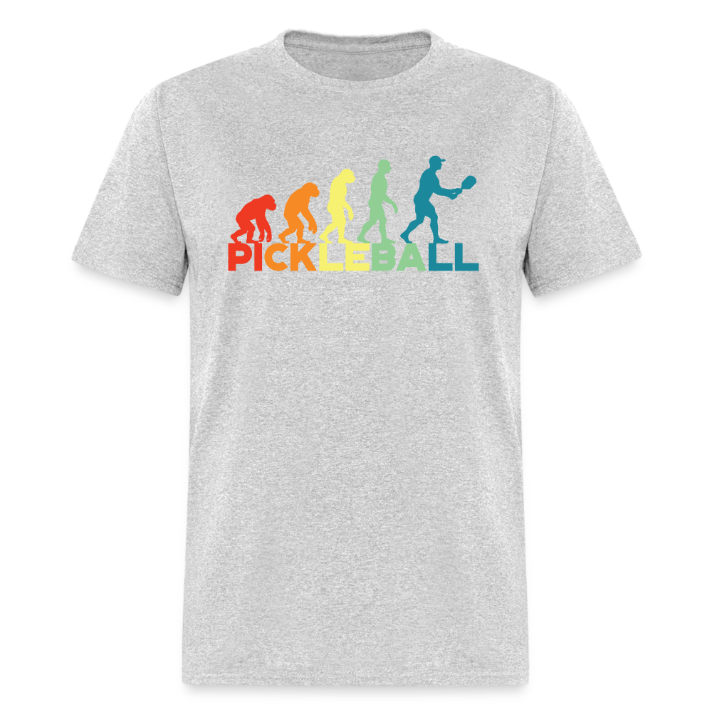 Pickleball Evolution T-Shirt - heather gray