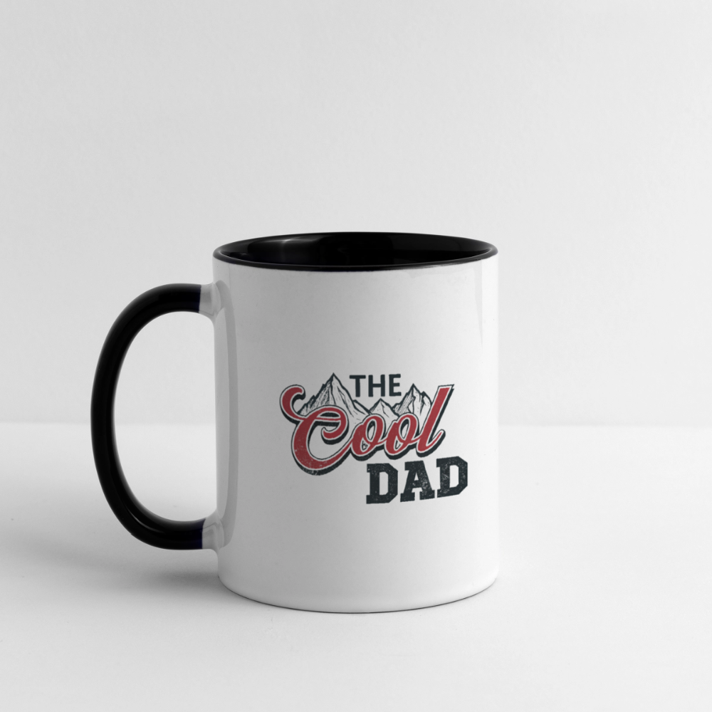 The Cool Dad Coffee Mug - white/black