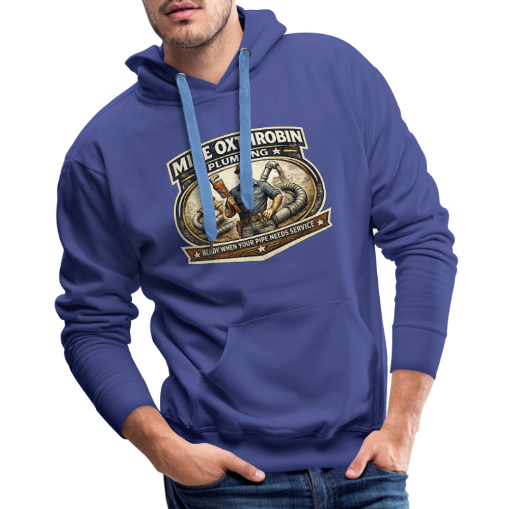 Mike Oxthrobin Plumbing Hoodie Funny Adult Humor Gear Color: heather grey