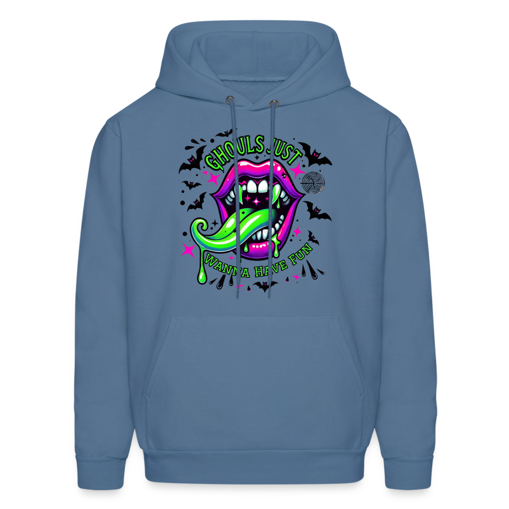 Ghouls Just Wanna Have Fun Hoodie (Halloween) - denim blue