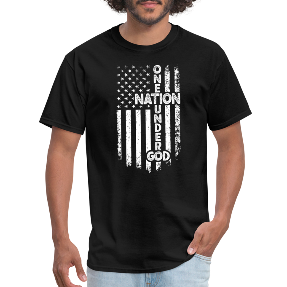 One Nation Under God T-Shirt - black