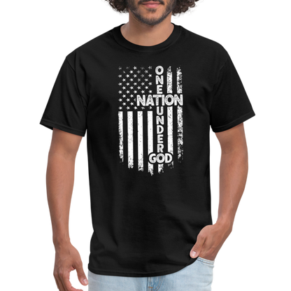 One Nation Under God T-Shirt - black