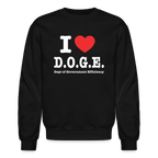 I Love DOGE (Dept of Government Efficiency) Sweatshirt