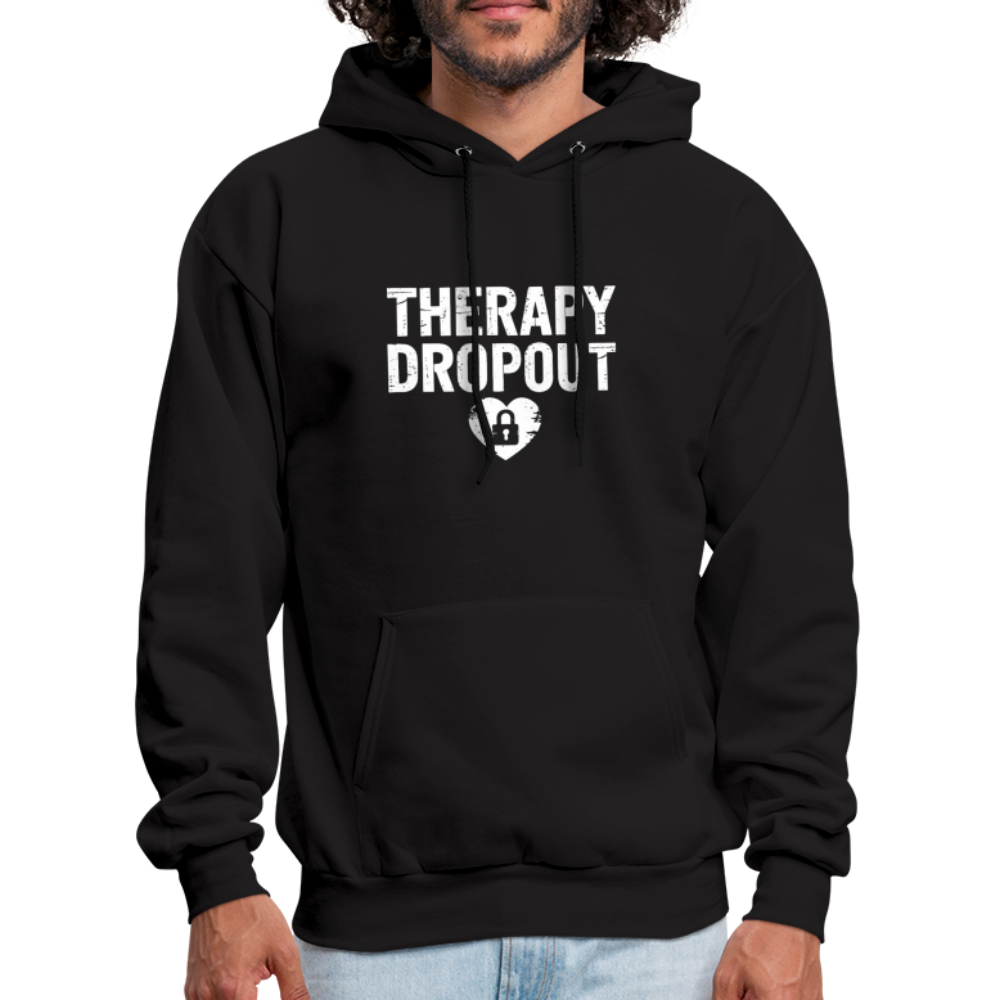 Therapy Dropout Hoodie - black