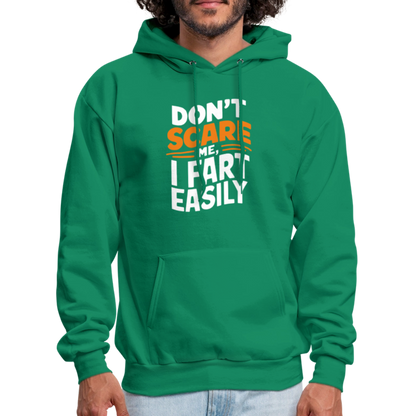 Don't Scare Me I Fart Easily Hoodie - kelly green