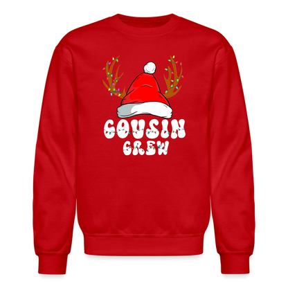 Cousin Crew Christmas Sweatshirt - red