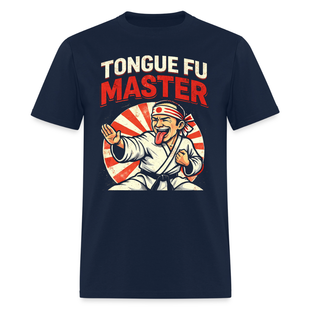 Tongue FU Master T-Shirt Color: Navy