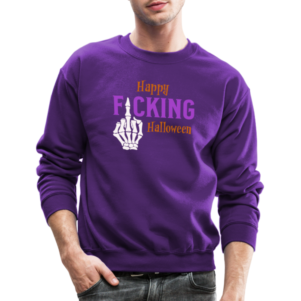 Happy F*cking Halloween Sweatshirt - purple