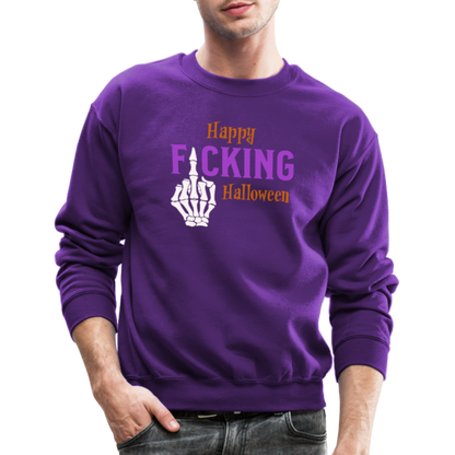 Happy F*cking Halloween Sweatshirt - purple