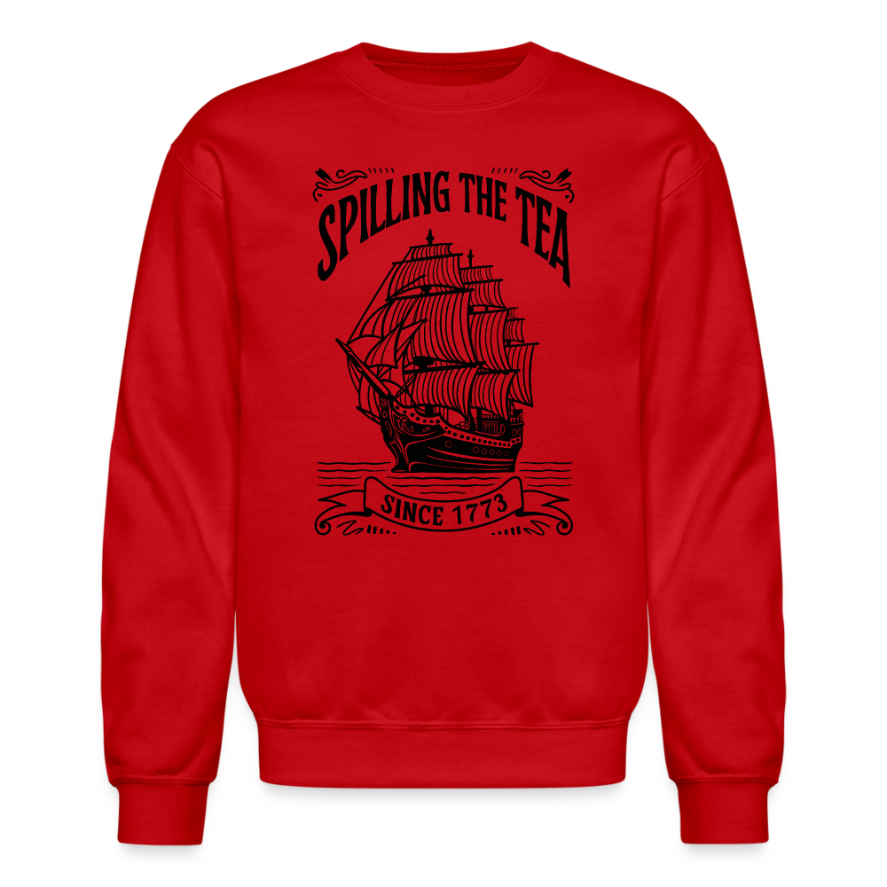 Spilling The Tea sine 1773 Sweatshirt - red