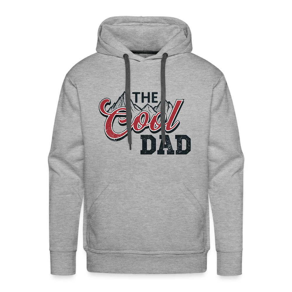 The Cool Dad Men’s Premium Hoodie - heather grey