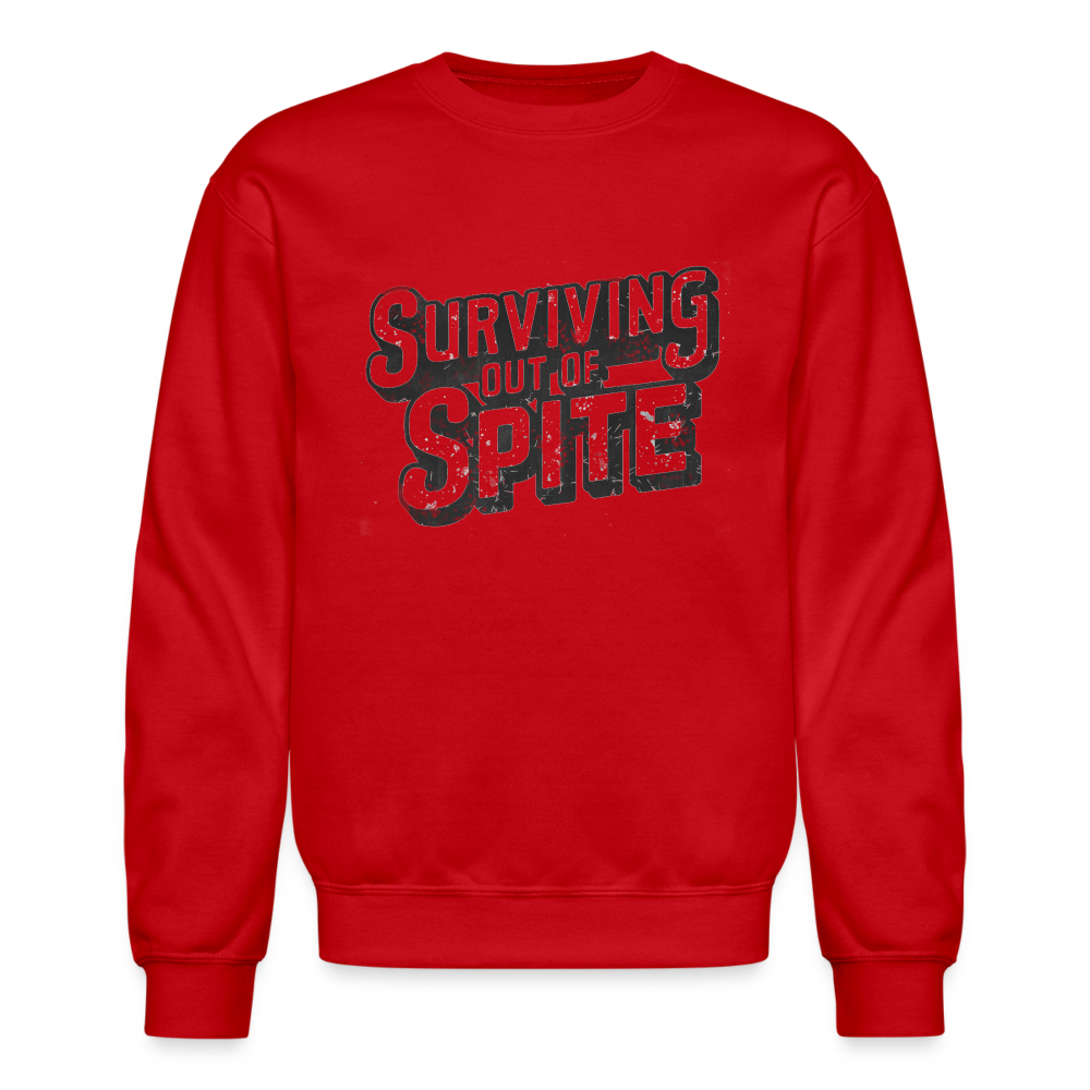 Surviving Out Of Spite Sweatshirt - red