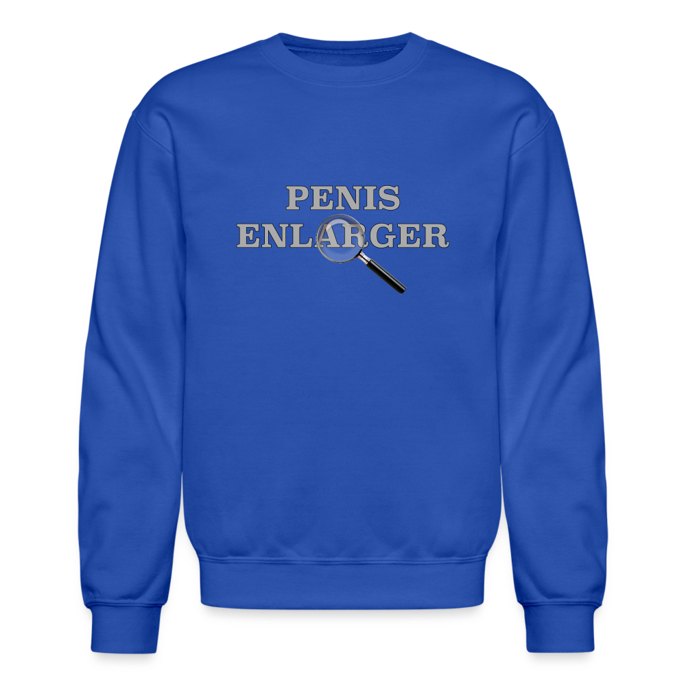 Penis Enlarger Sweatshirt (Funny Adult Humor) - royal blue