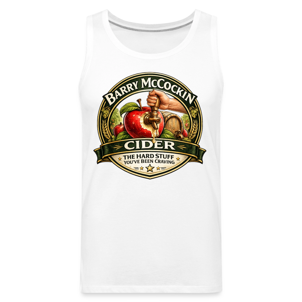 Barry McCockin Cider Funny Tank Top Color: White
