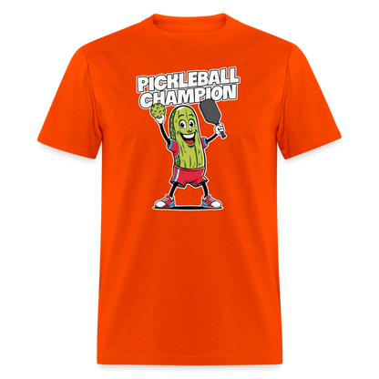 Pickleball Champion T-Shirt - orange